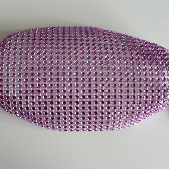 ❤️ NEW 2 Purple Stud Face Mask Beautiful Glam Mask - Picture 2 of 4